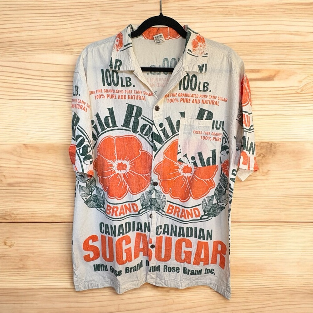 The Canadian Sugar Shirt - Normcore Studio Men’s Short Sleeve XL Casual Shirt